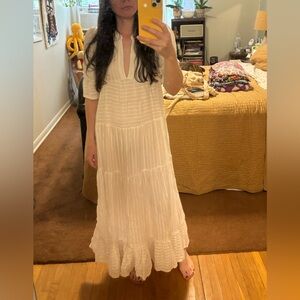 Bird and kite maxi dress